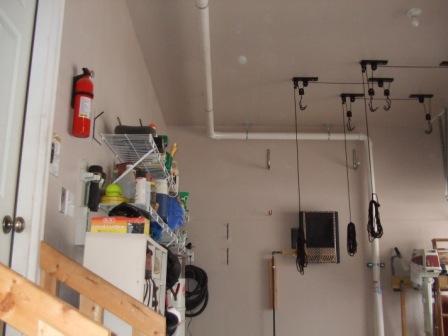 Garage piping